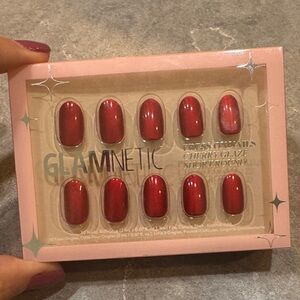 Glamnetic Cherry Glaze Press-On Nails